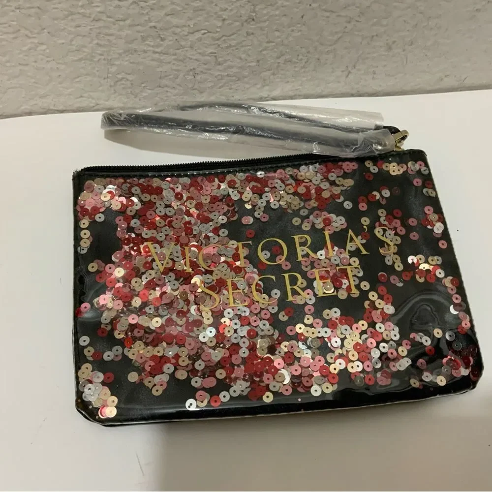Victoria's Secret Zippered pouch sequins